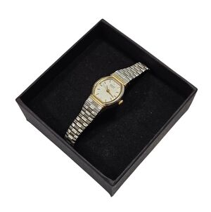 Seiko Women’s Two Tone Bracelet Watch 6.25" Wrist